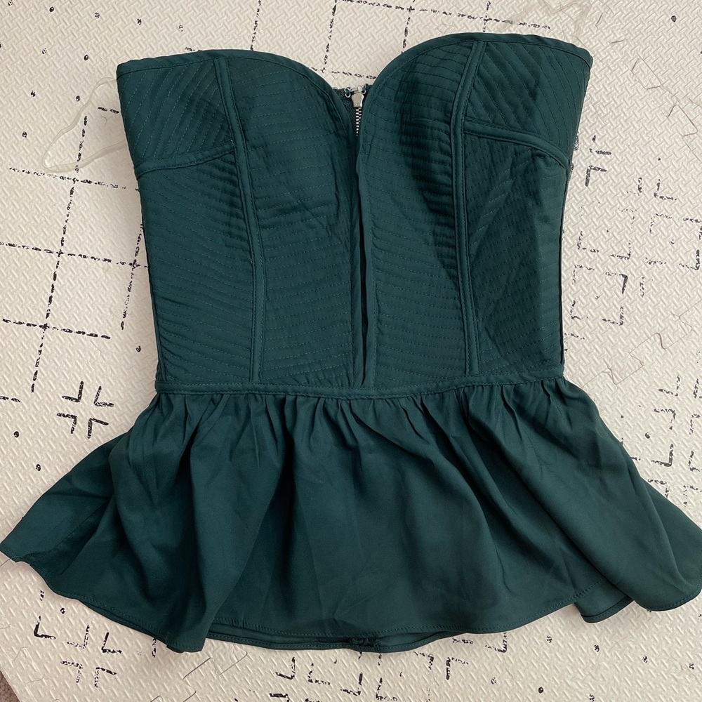 BuddyLove Emerald green crop top